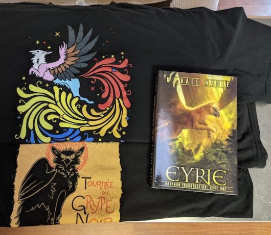 Gryphon intersectional pride with Fleeks and Eyrie